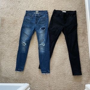 J crew and madewell jeans 29
